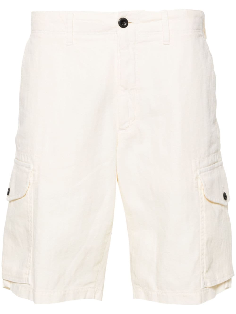 Incotex mid-rise cargo shorts - White von Incotex