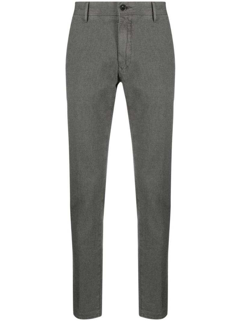 Incotex mid-rise slim-cut trousers - Grey von Incotex