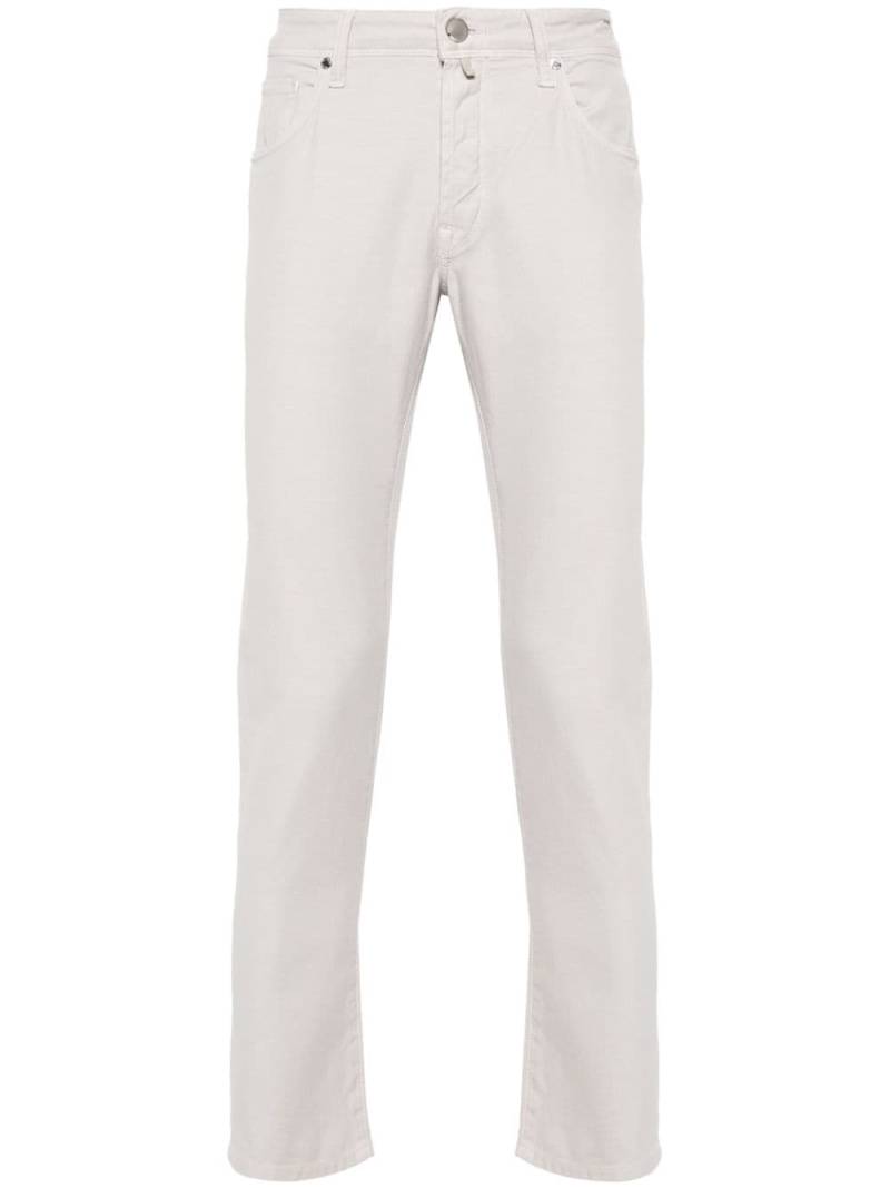 Incotex mid-rise slim-fit jeans - Grey von Incotex