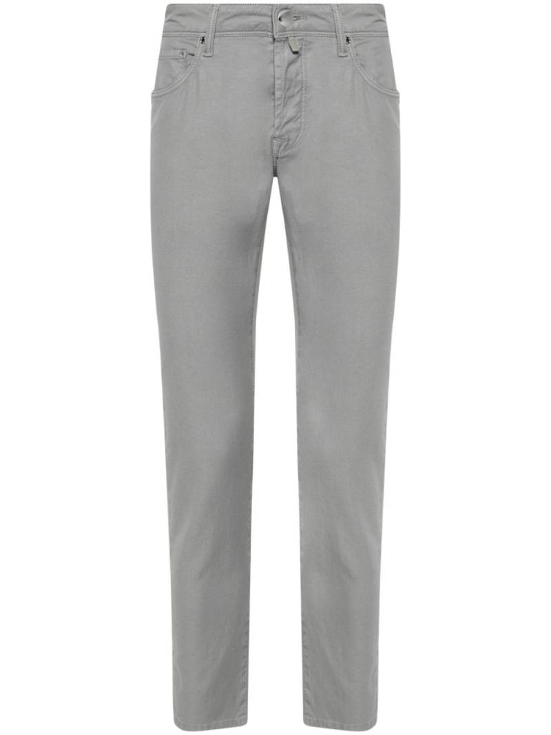 Incotex mid-rise slim-fit jeans - Grey von Incotex