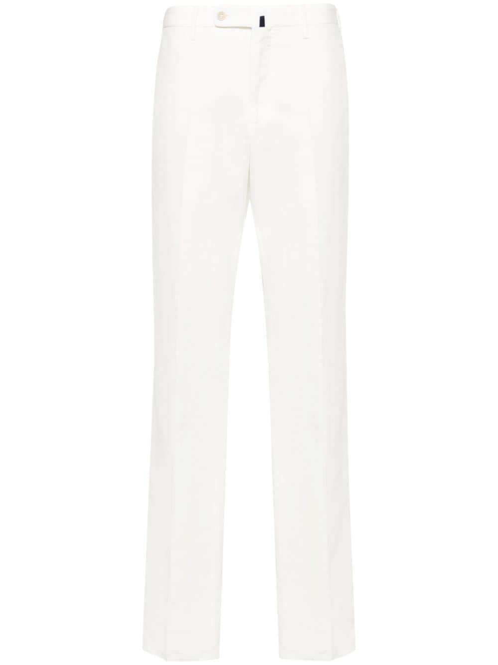 Incotex mid-rise straight-leg chinos - White von Incotex