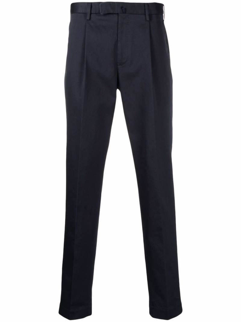 Incotex mid-rise straight-leg trousers - Blue von Incotex