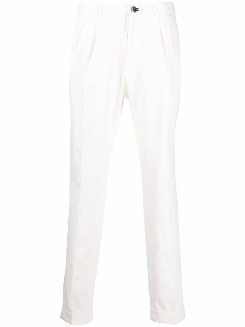 Incotex pleat-front chino trousers - Neutrals von Incotex