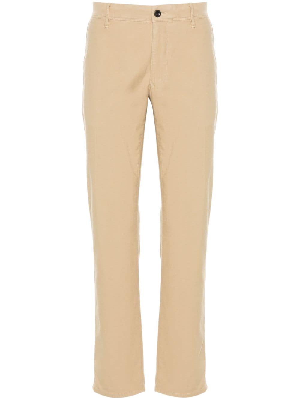 Incotex pressed-crease slim-fit trousers - Neutrals von Incotex