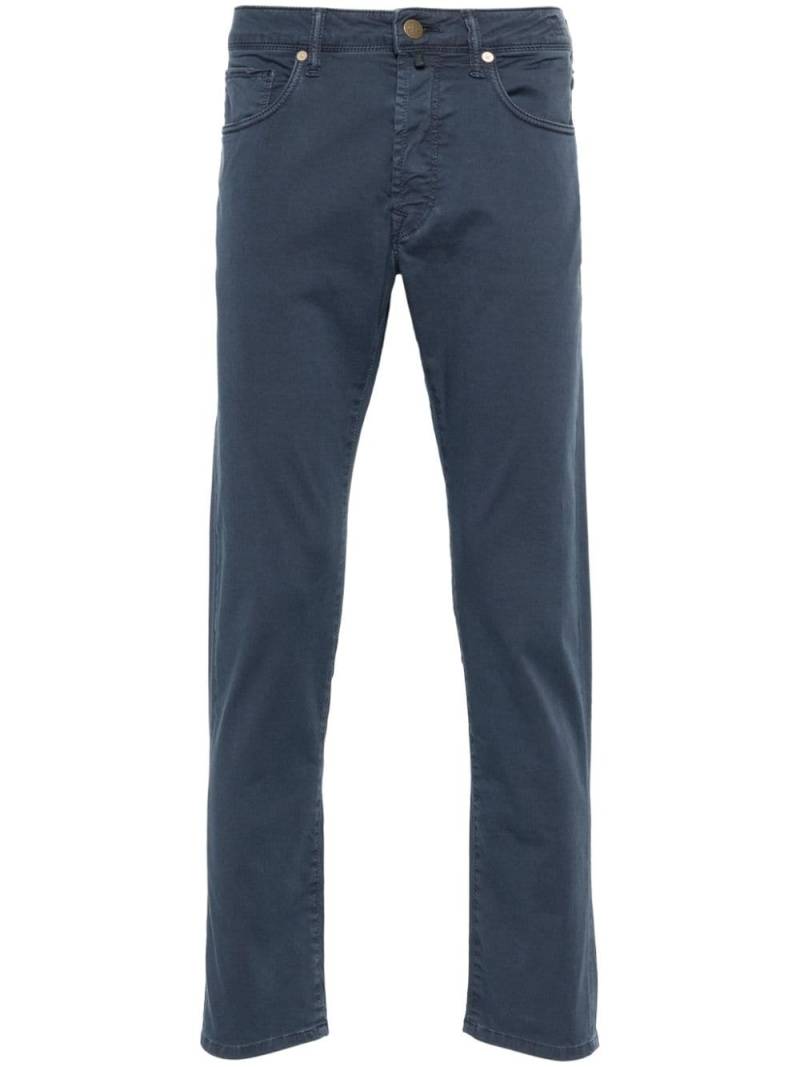 Incotex slim-cut chino trousers - Blue von Incotex