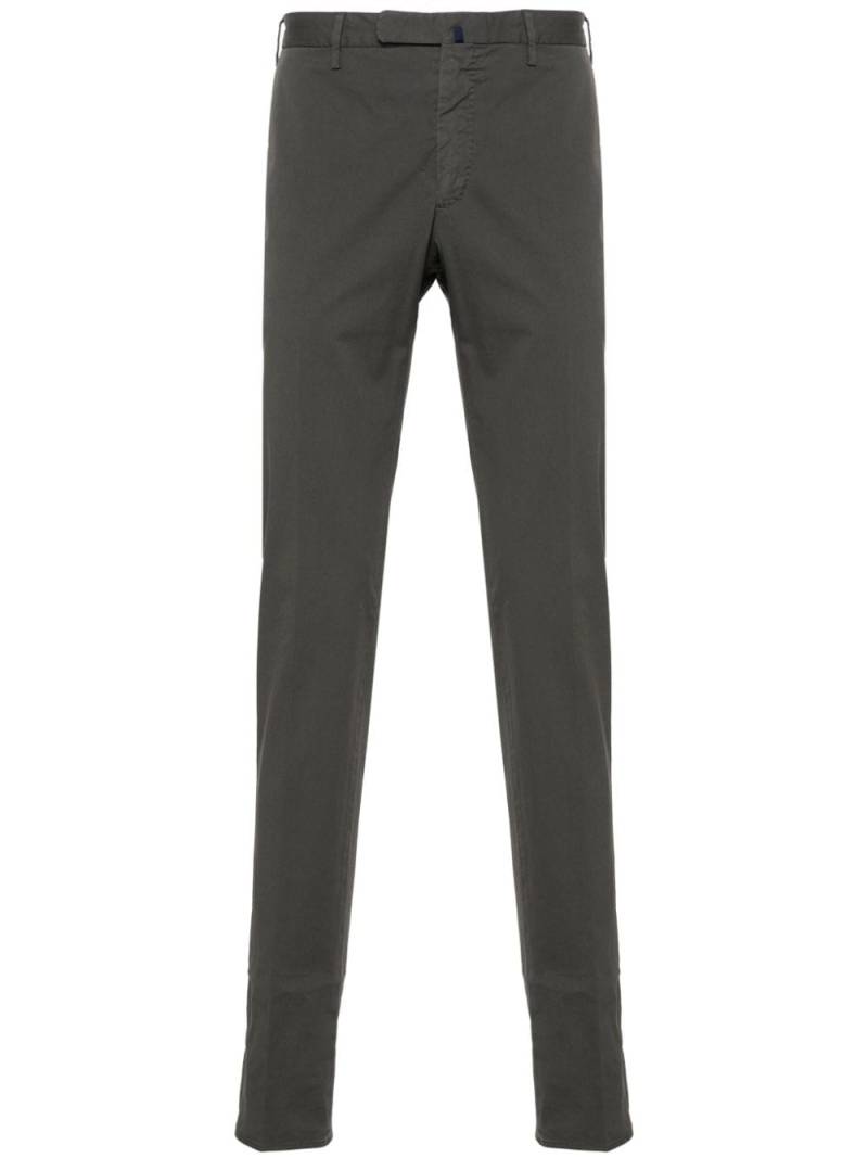 Incotex slim-cut stretch-cotton trousers - Grey von Incotex