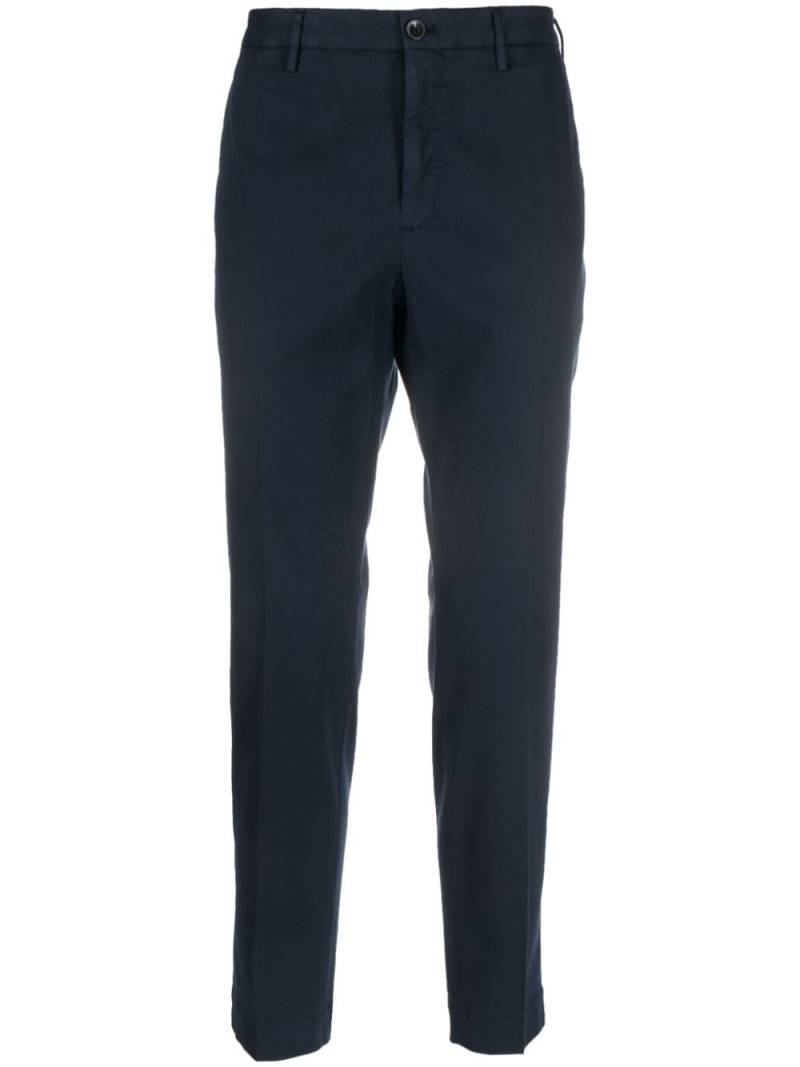 Incotex slim-fit cotton blend chinos - Blue von Incotex