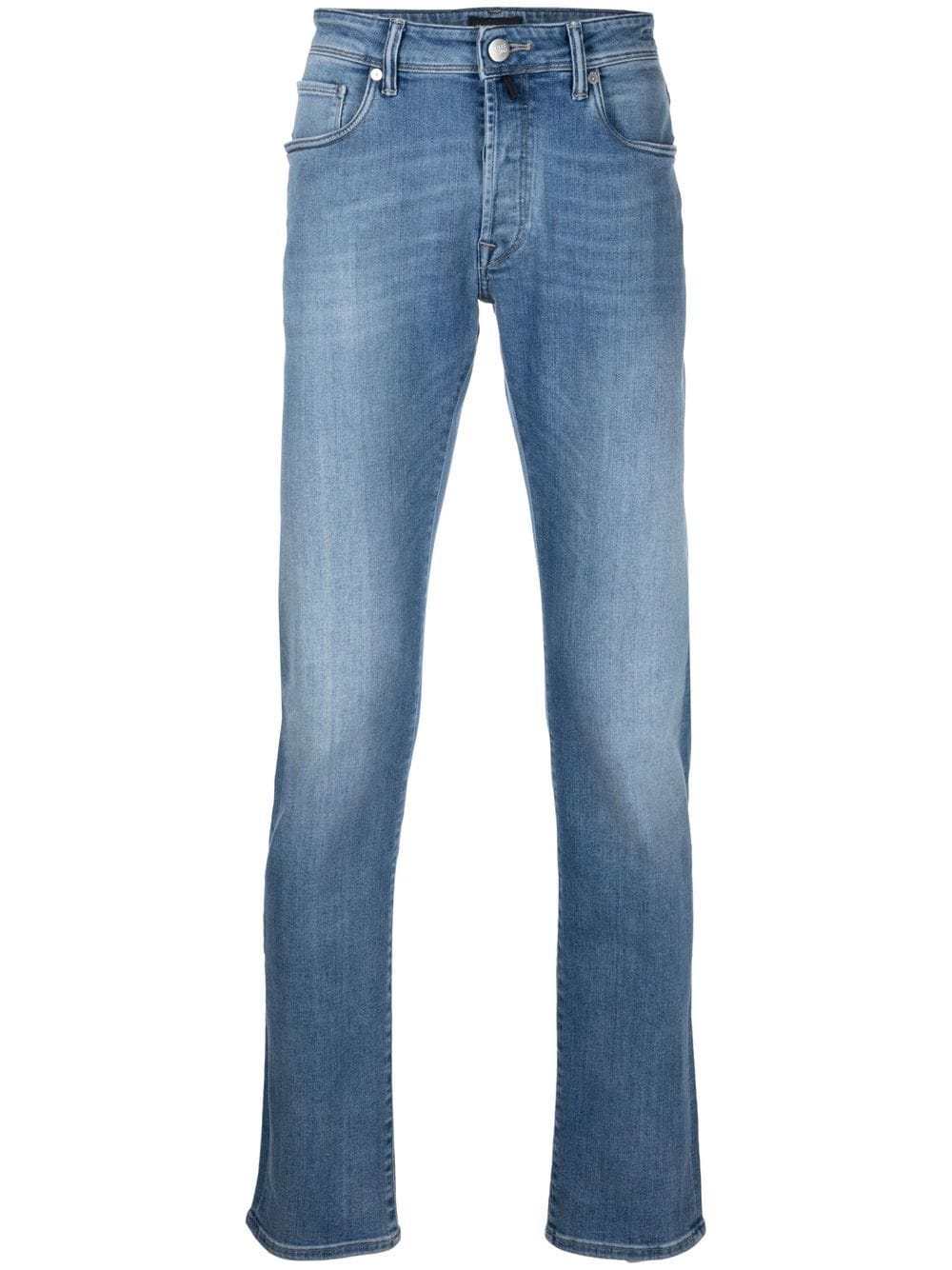 Incotex stonewashed straight-leg jeans - Blue von Incotex