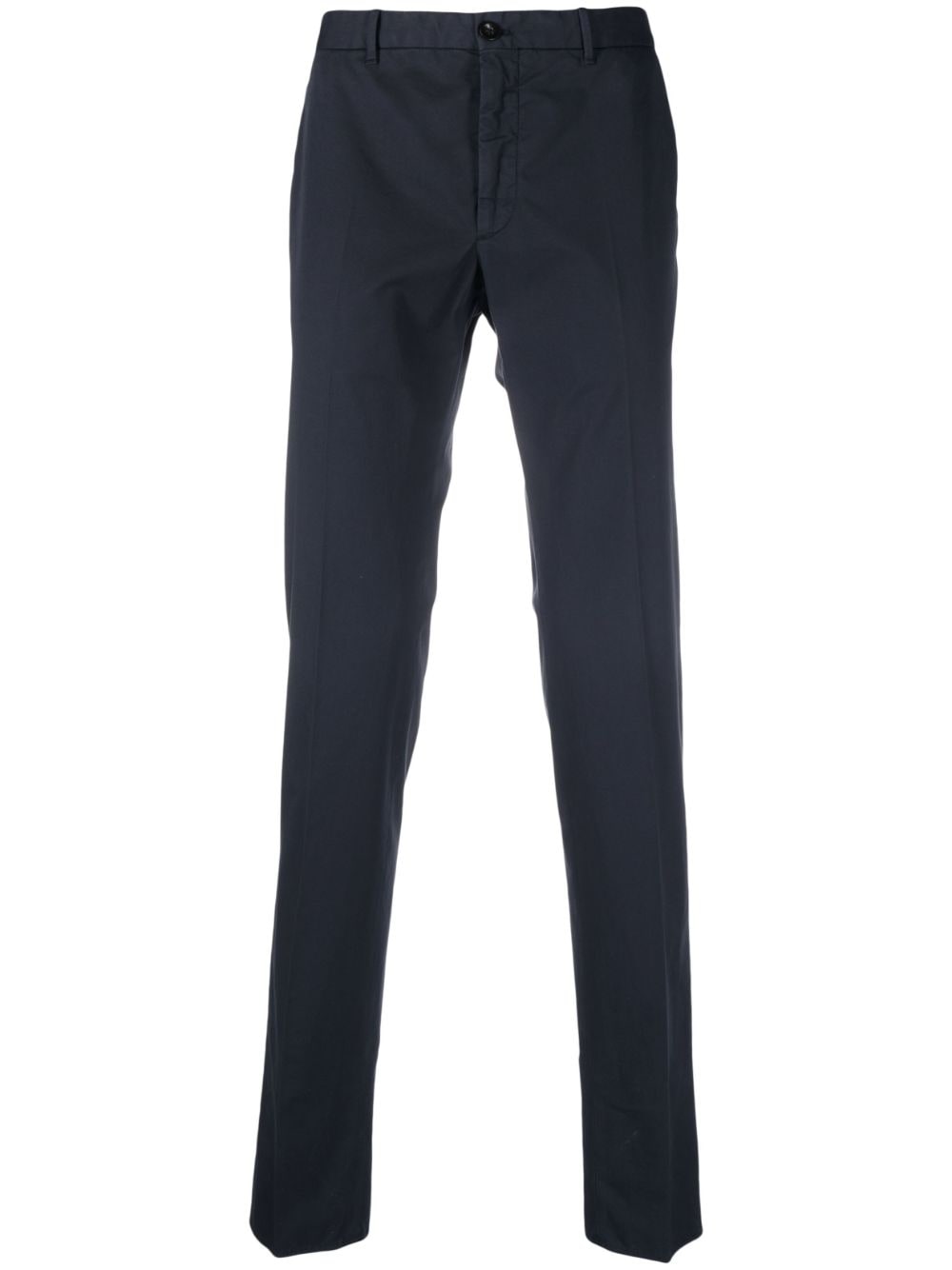 Incotex straight-leg chino trousers - Blue von Incotex