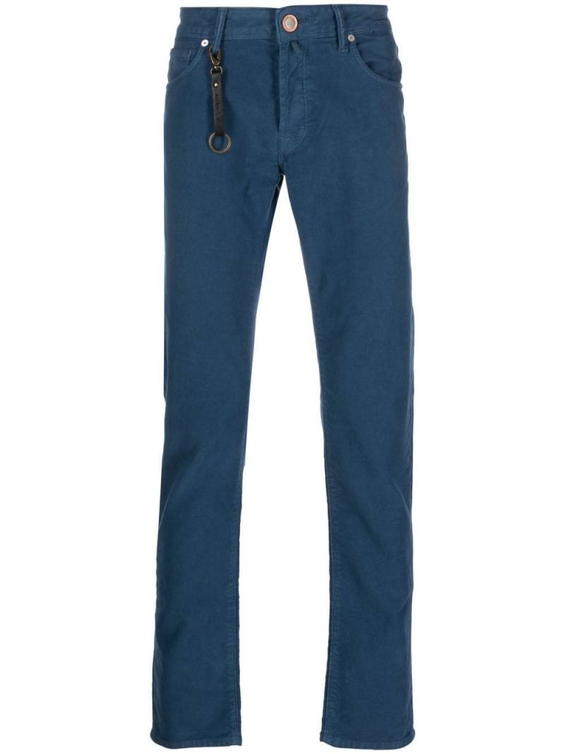 Incotex straight-leg keyring jeans - Blue von Incotex