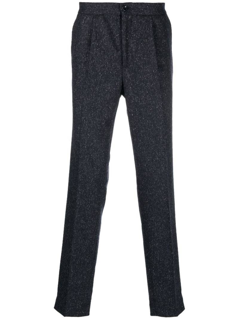 Incotex straight-leg wool trousers - Blue von Incotex