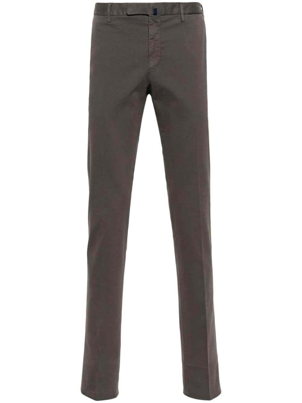 Incotex tapered-leg chino trousers - Grey von Incotex
