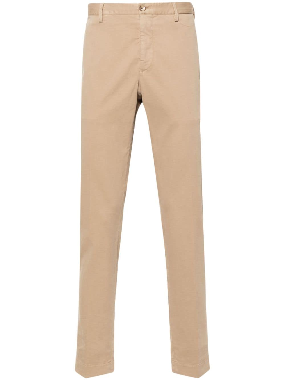 Incotex tapered-leg trousers - Brown von Incotex