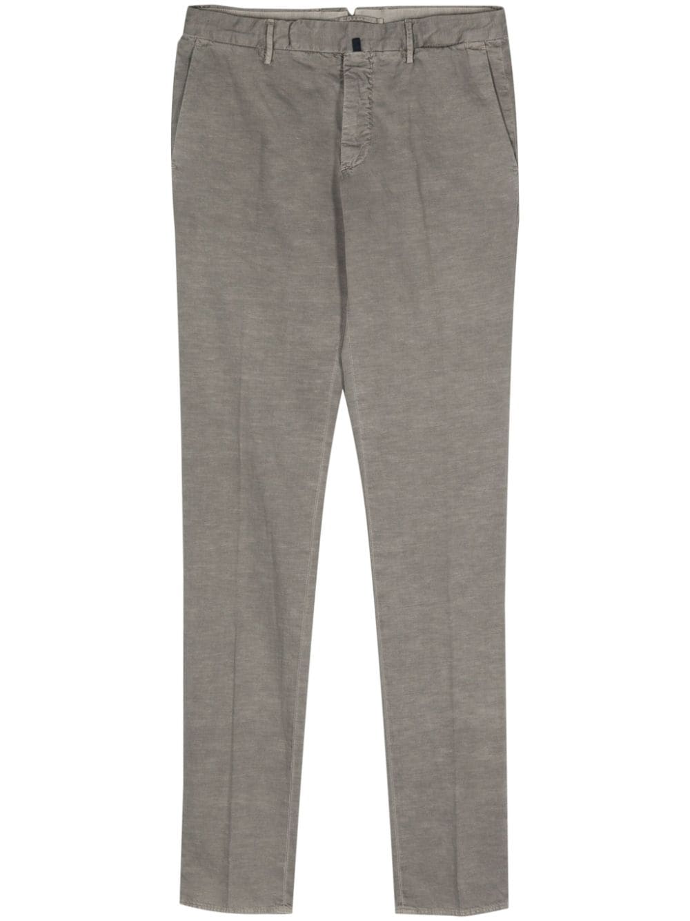 Incotex tapered-leg trousers - Grey von Incotex