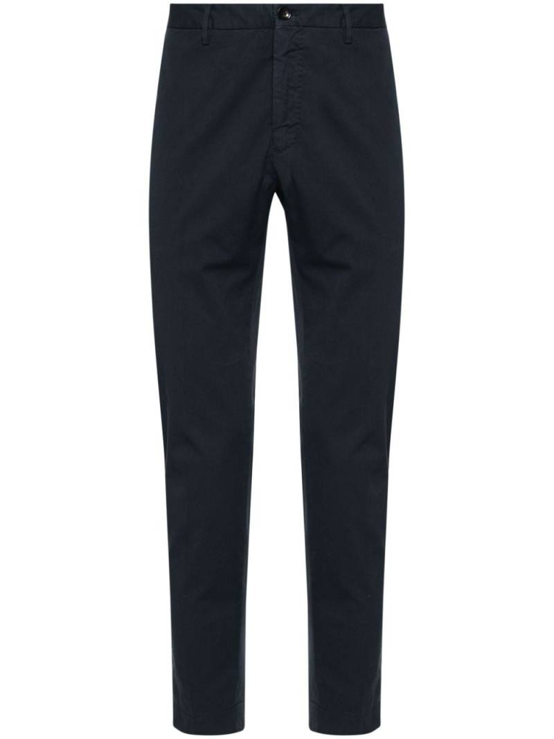 Incotex tapered stretch-cotton chinos - Blue von Incotex