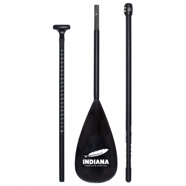 Indiana - Carbon-Fiberglass Telescope (3-Piece) - SUP Paddel Gr 180-220 cm - Bladesize 19,5 x 43 cm schwarz von Indiana