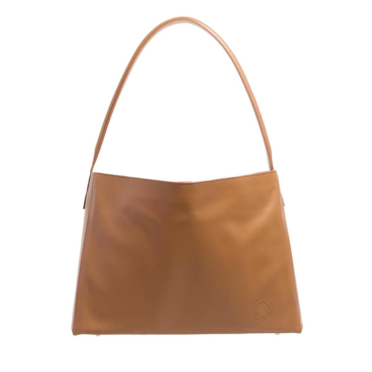 Ines De La Fressange Schultertasche - Leonore L Shoulder Bag - Leather - Camel - Gr. unisize - in Braun - für Damen Ines De La Fressange Schultertasche - Leonore L Shoulder Bag - Leather - Camel - Gr. unisize - in Braun - für Damen von Ines De La Fressange
