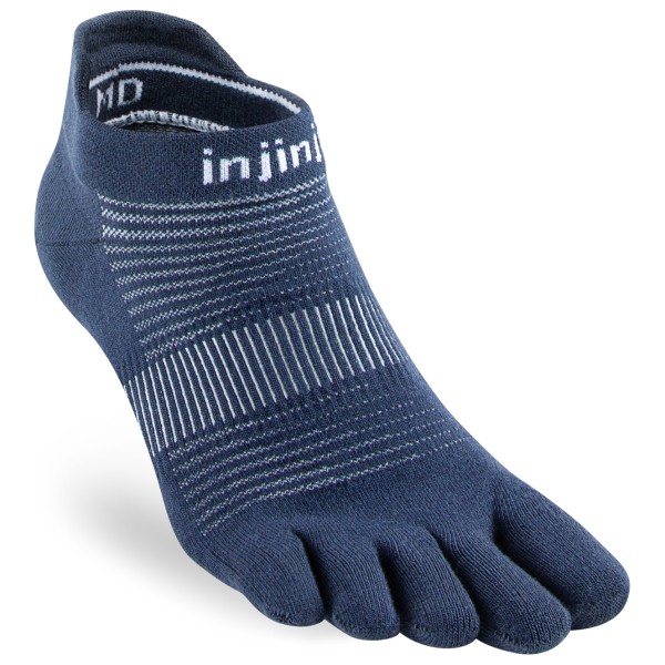 Injinji - Run Lightweight No-Show - Laufsocken Gr L blau von Injinji