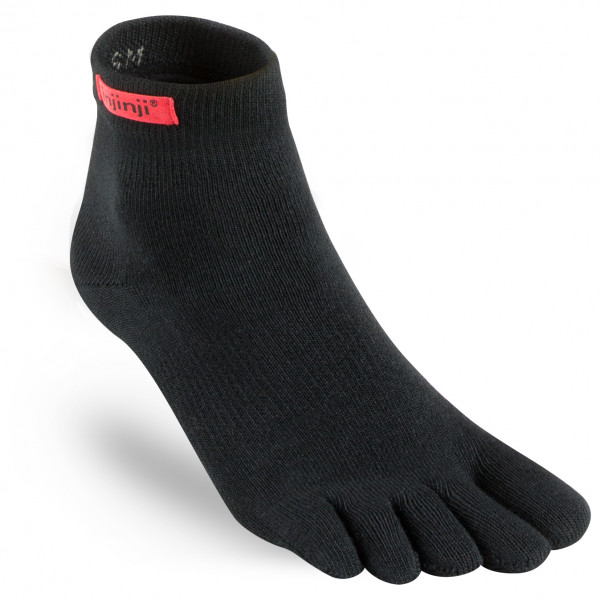 Injinji - Sport Original Weight Mini-Crew - Multifunktionssocken Gr L schwarz von Injinji