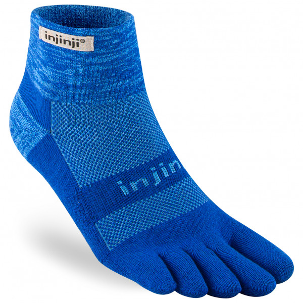 Injinji - Trail Midweight Mini-Crew - Wandersocken Gr M blau von Injinji