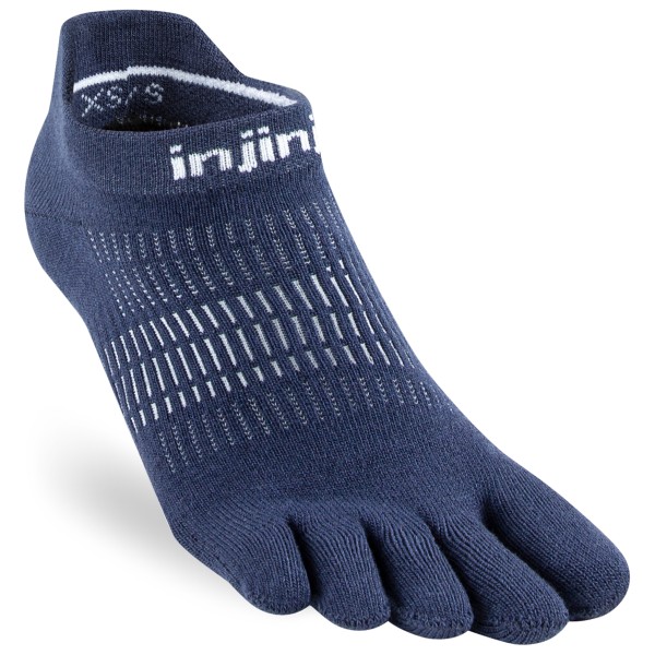 Injinji - Women's Run Lightweight No-Show - Laufsocken Gr M/L;XS/S beige;blau;grau;lila/blau;rot;schwarz;türkis von Injinji