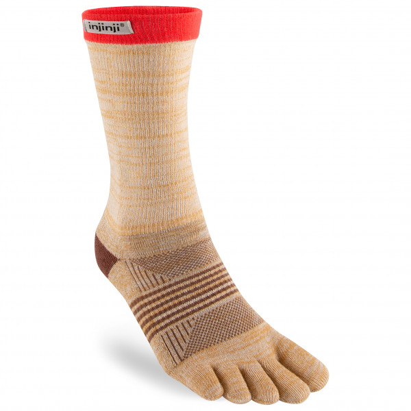 Injinji - Women's Trail Midweight Crew - Wandersocken Gr M/L beige von Injinji