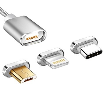 Magnetisches USB Schnell Ladekabel für iPhone oder Android USB C (ähnlich Znaps) von Innovation