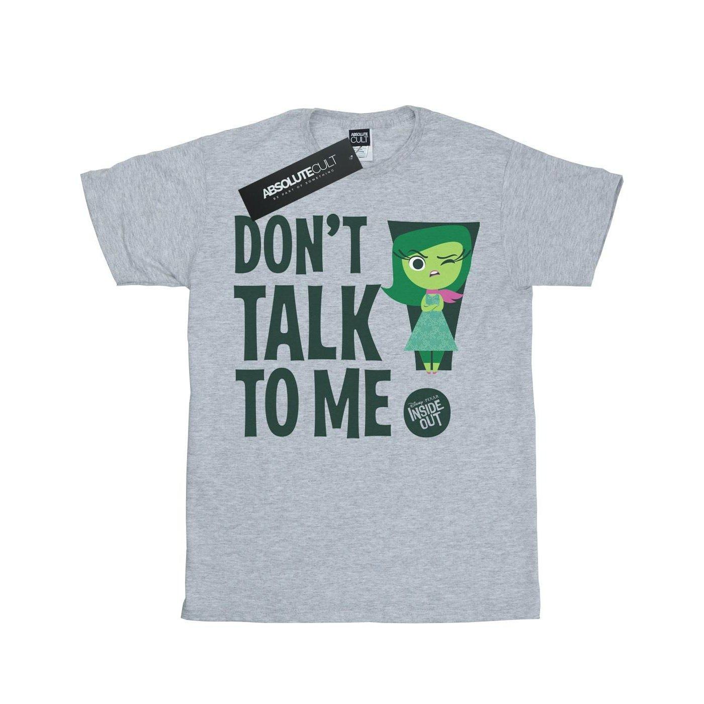 Don't Talk To Me Tshirt Mädchen Grau 116 von Inside Out