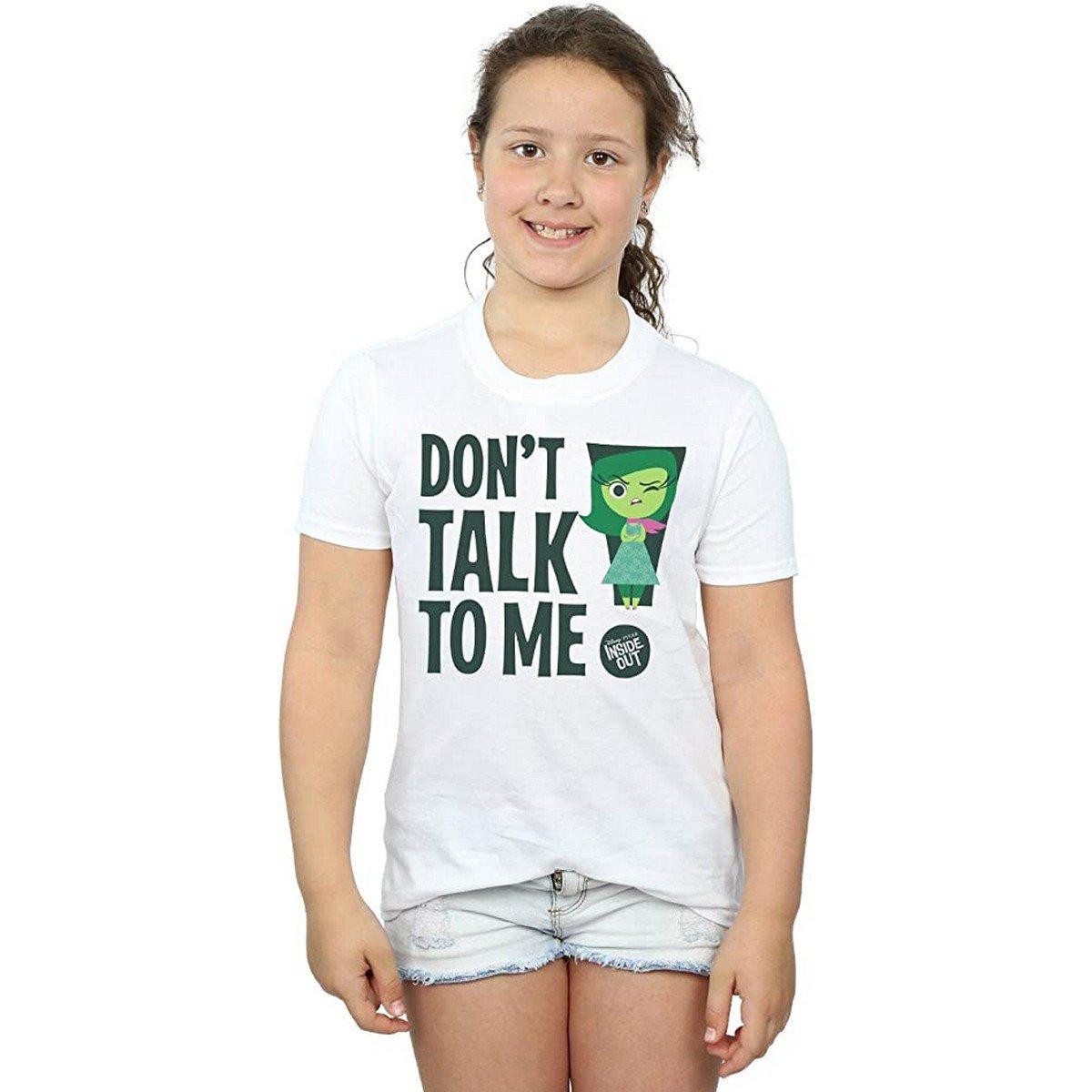 Don't Talk To Me Tshirt Mädchen Weiss 116 von Inside Out