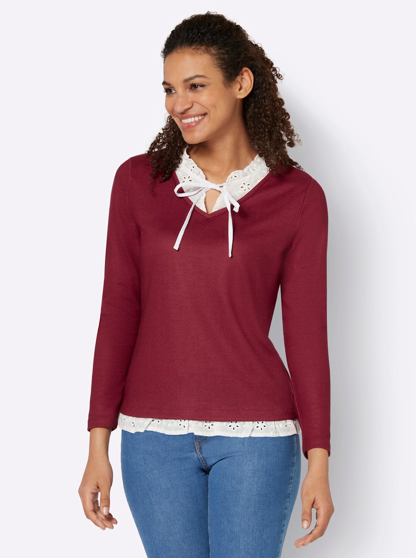 Inspirationen 2-in-1-Langarmshirt »2-in-1-Shirt«, (1 tlg.) Inspirationen 2-in-1-Langarmshirt »2-in-1-Shirt«, (1 tlg.) von Inspirationen