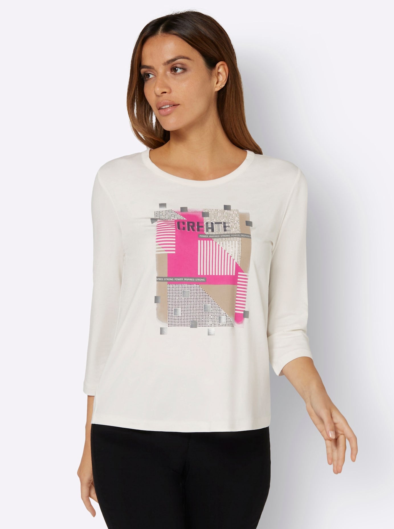 Inspirationen 3/4-Arm-Shirt »Shirt«, (1 tlg.) von Inspirationen