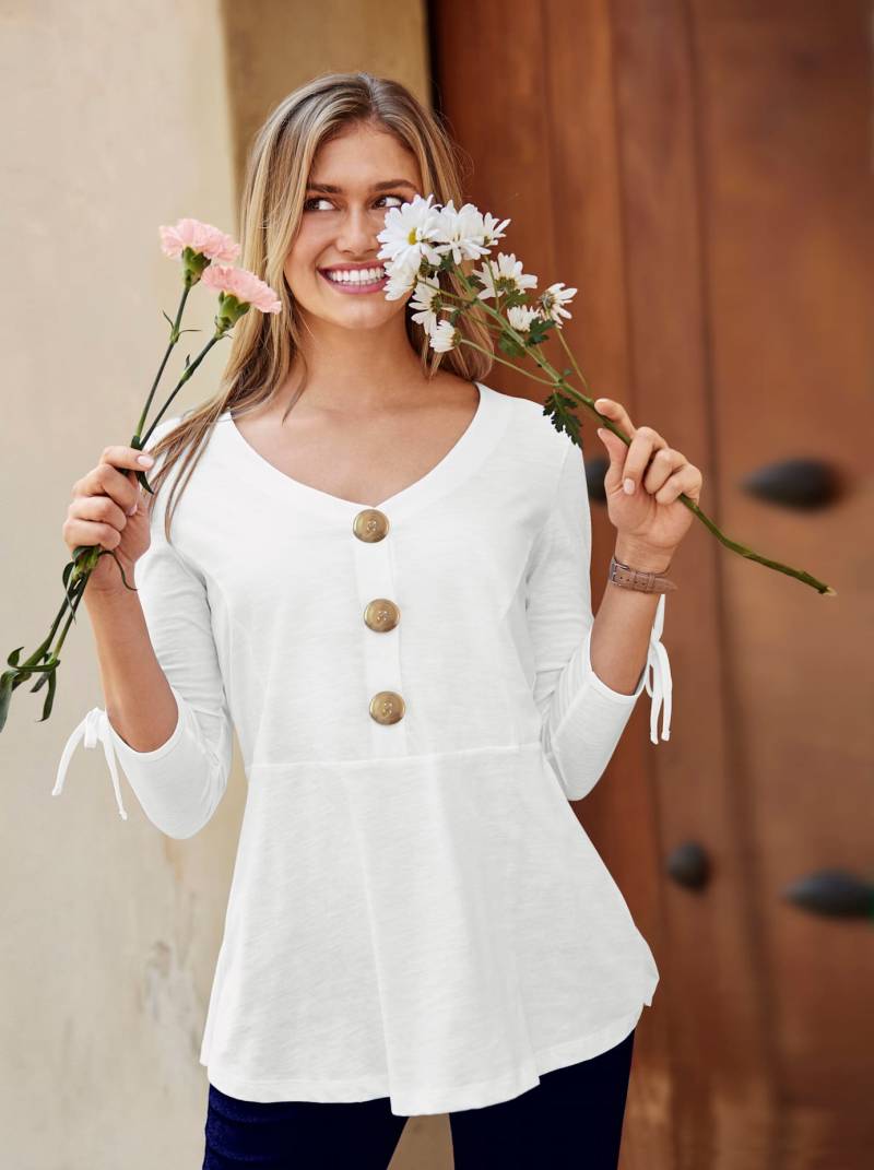 Inspirationen 3/4-Arm-Shirt »Shirt«, (1 tlg.) von Inspirationen