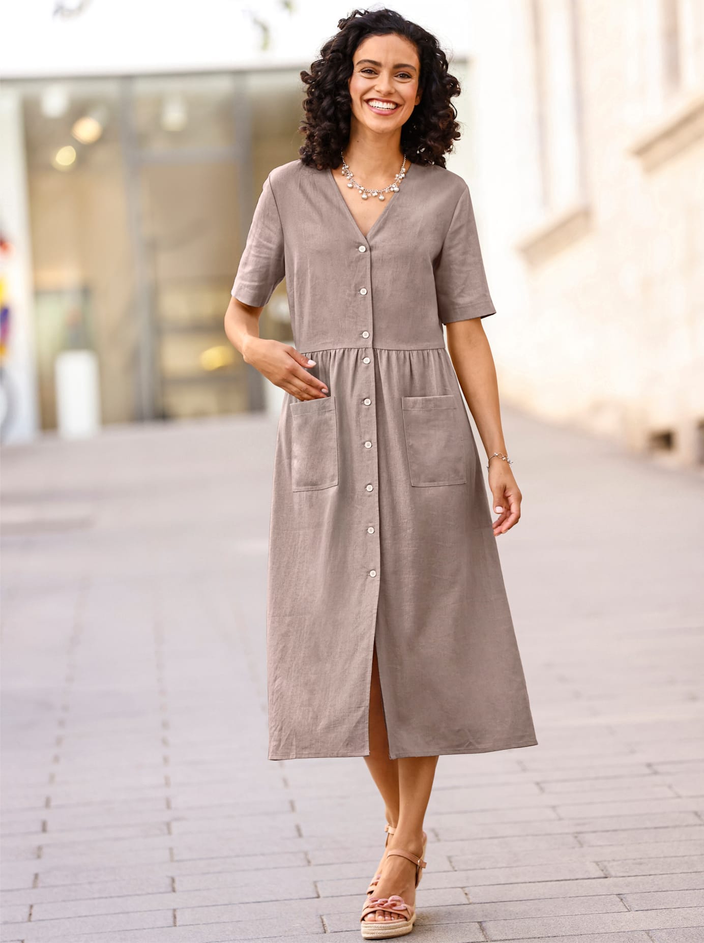 Inspirationen A-Linien-Kleid »Kleid« von Inspirationen