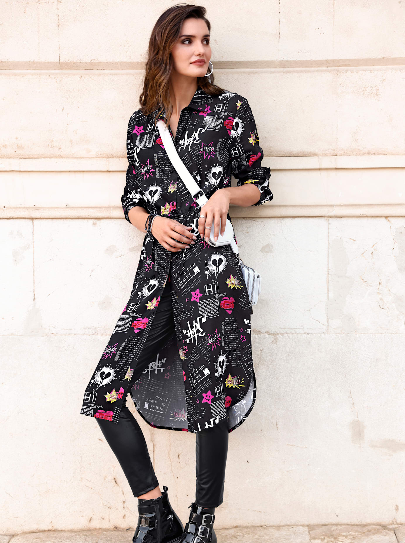 Inspirationen Hemdblusenkleid »Kleid« Inspirationen Hemdblusenkleid »Kleid« von Inspirationen