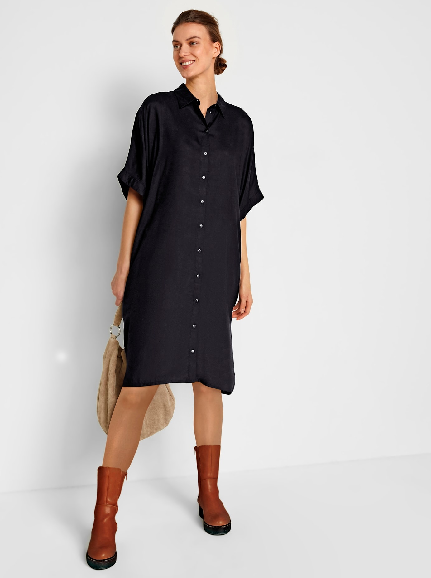 Inspirationen Hemdblusenkleid »Viskose-Hemdblusenkleid« Inspirationen Hemdblusenkleid »Viskose-Hemdblusenkleid« von Inspirationen