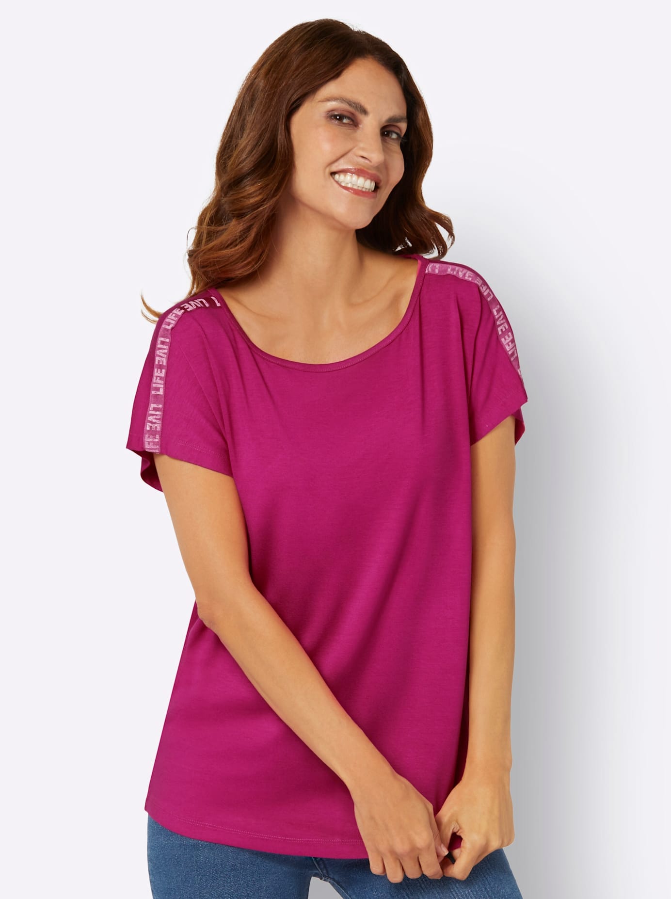 Inspirationen Kurzarmshirt »Shirt«, (1 tlg.) Inspirationen Kurzarmshirt »Shirt«, (1 tlg.) von Inspirationen