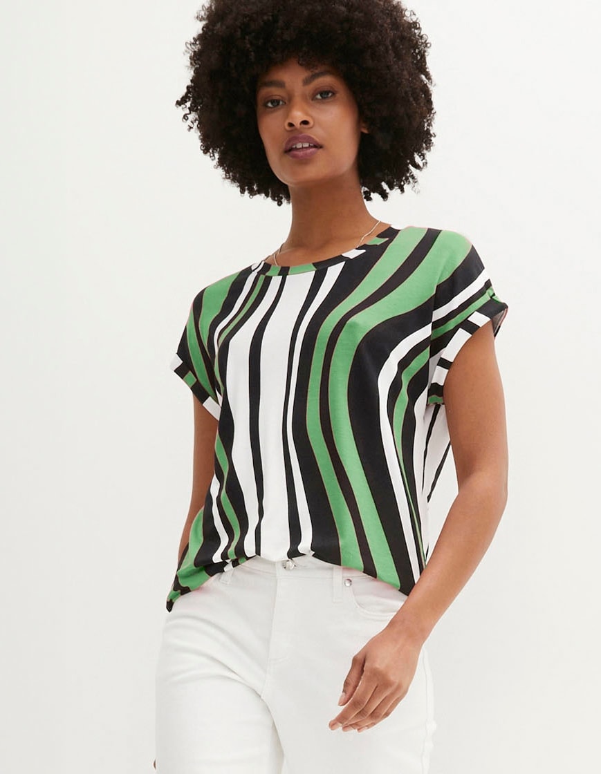 Inspirationen Kurzarmshirt »Streifenshirt«, (1 tlg.) Inspirationen Kurzarmshirt »Streifenshirt«, (1 tlg.) von Inspirationen