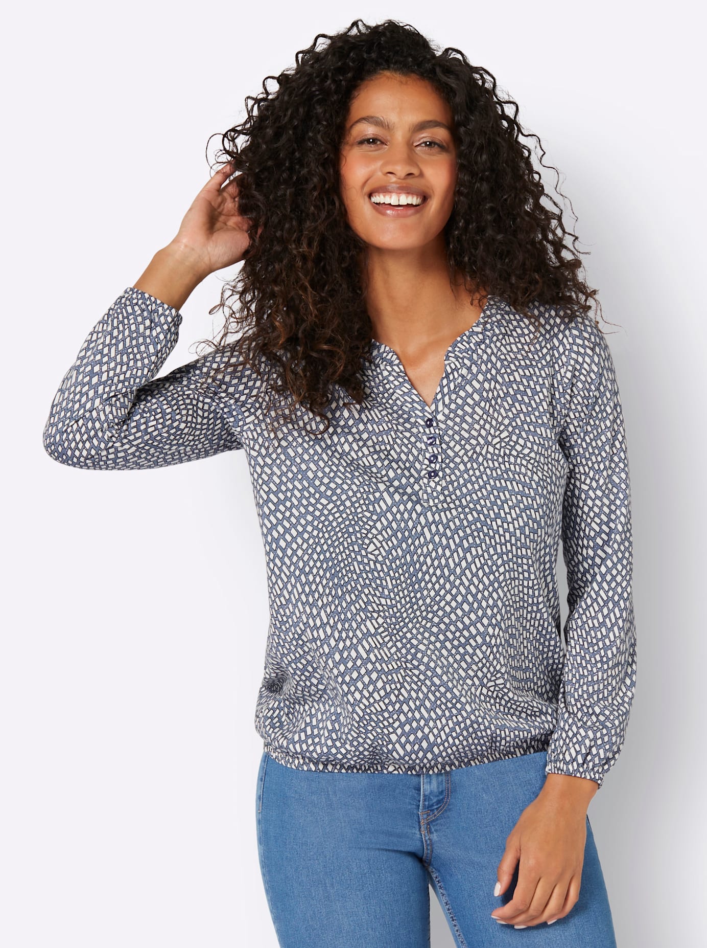 Inspirationen Langarmshirt »Druck-Shirt«, (1 tlg.) Inspirationen Langarmshirt »Druck-Shirt«, (1 tlg.) von Inspirationen