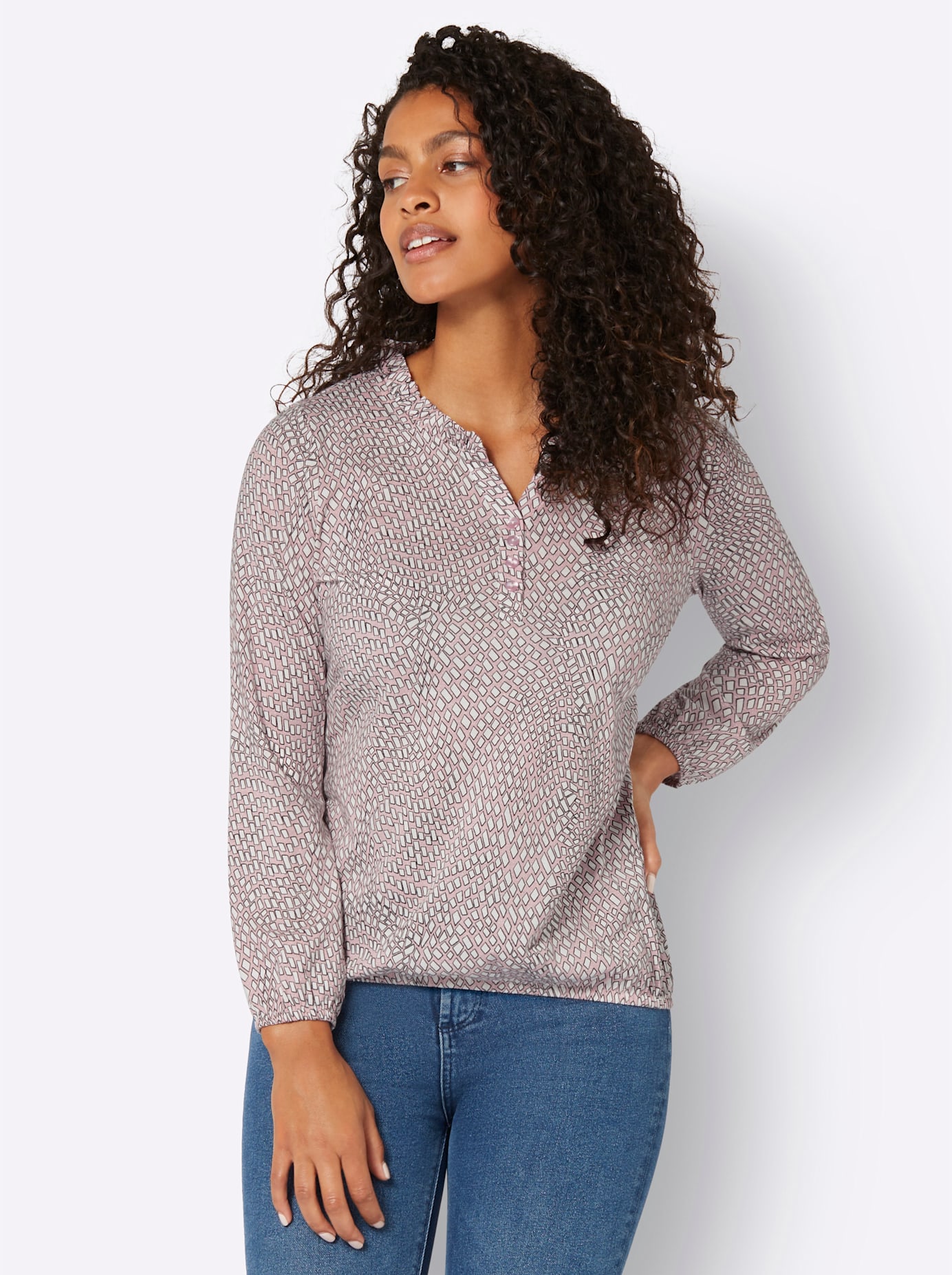 Inspirationen Langarmshirt »Druck-Shirt«, (1 tlg.) Inspirationen Langarmshirt »Druck-Shirt«, (1 tlg.) von Inspirationen