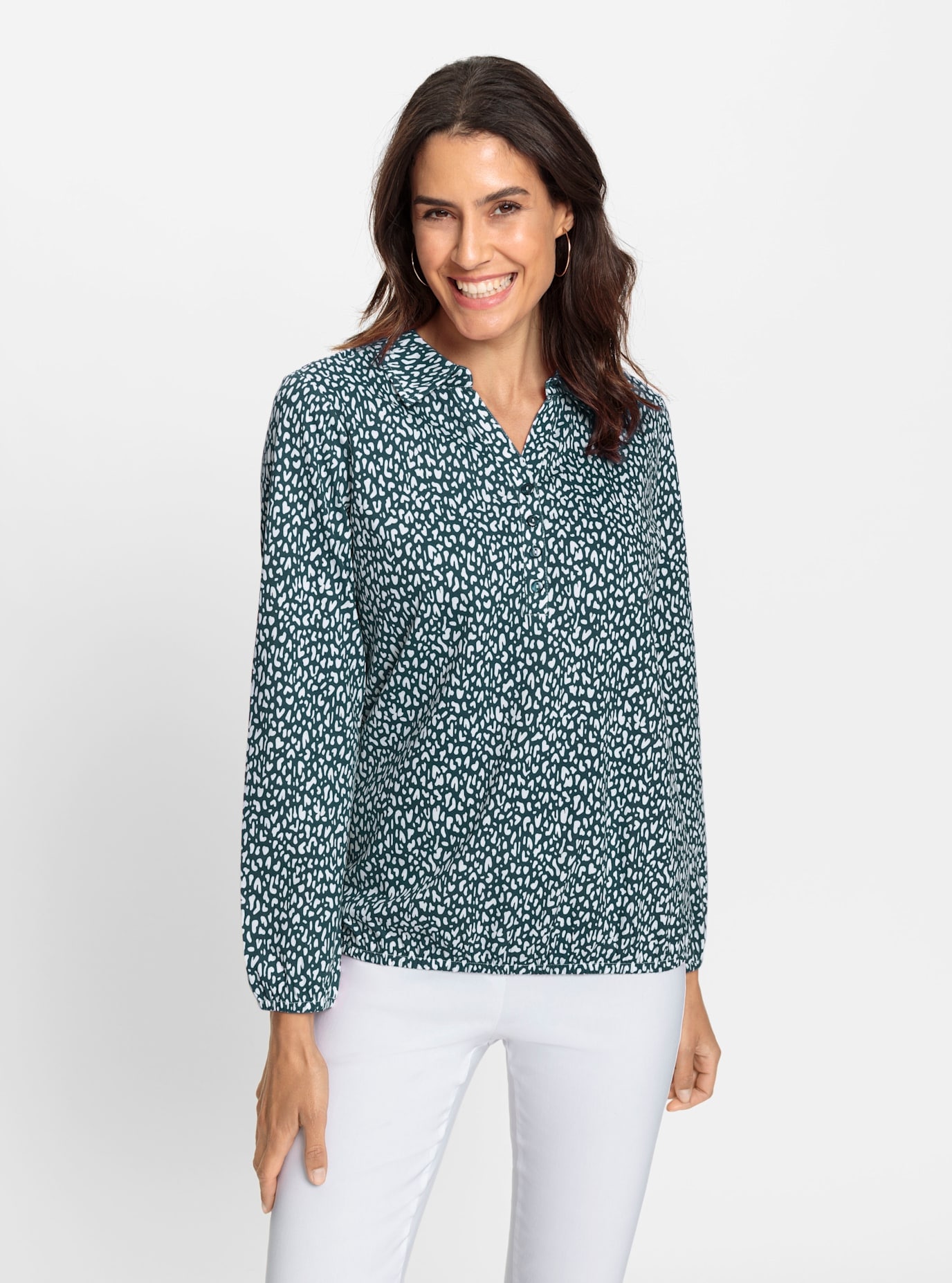 Inspirationen Poloshirt »Langarm-Shirt«, (1 tlg.) von Inspirationen