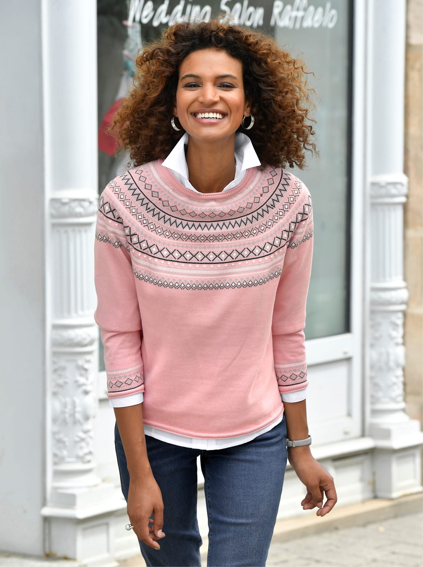 Inspirationen Norwegerpullover »Pullover« von Inspirationen