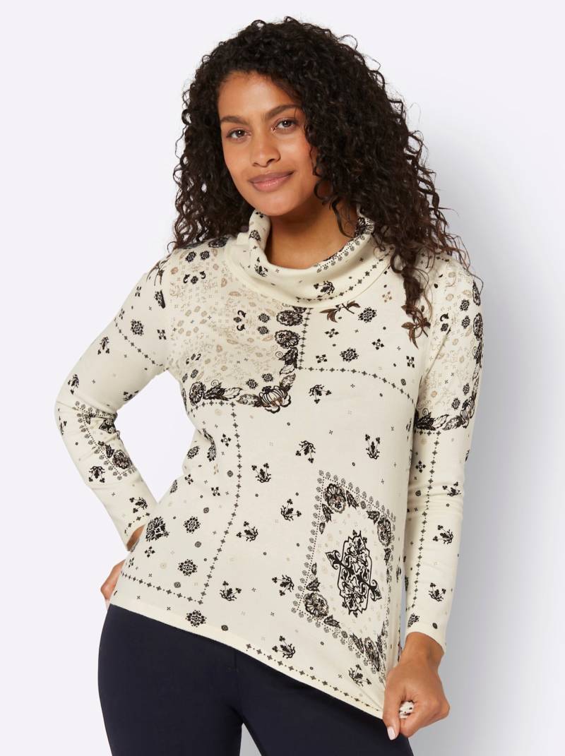 Inspirationen Rollkragenpullover »Druck-Pullover« von Inspirationen