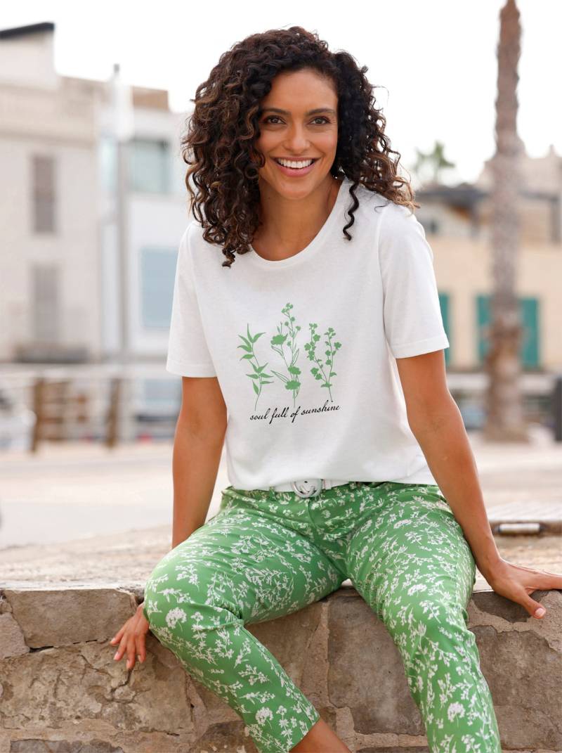 Inspirationen Rundhalsshirt »Kurzarm-Shirt«, (1 tlg.) von Inspirationen