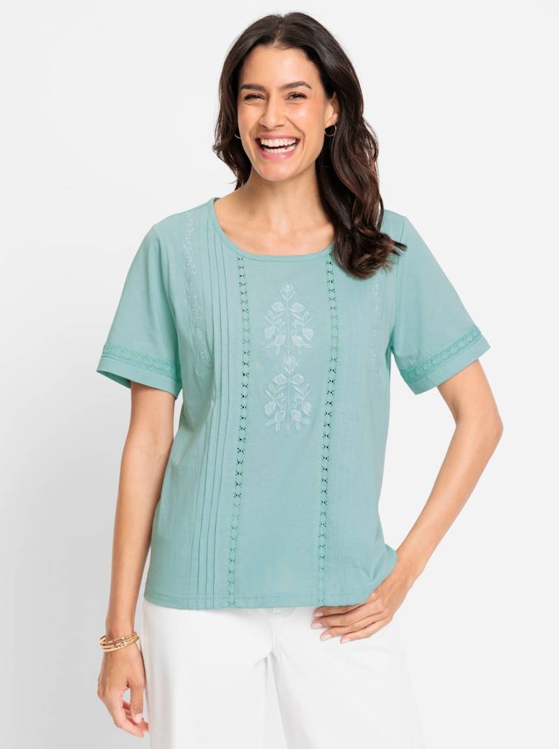 Inspirationen Rundhalsshirt »Kurzarm-Shirt«, (1 tlg.) von Inspirationen