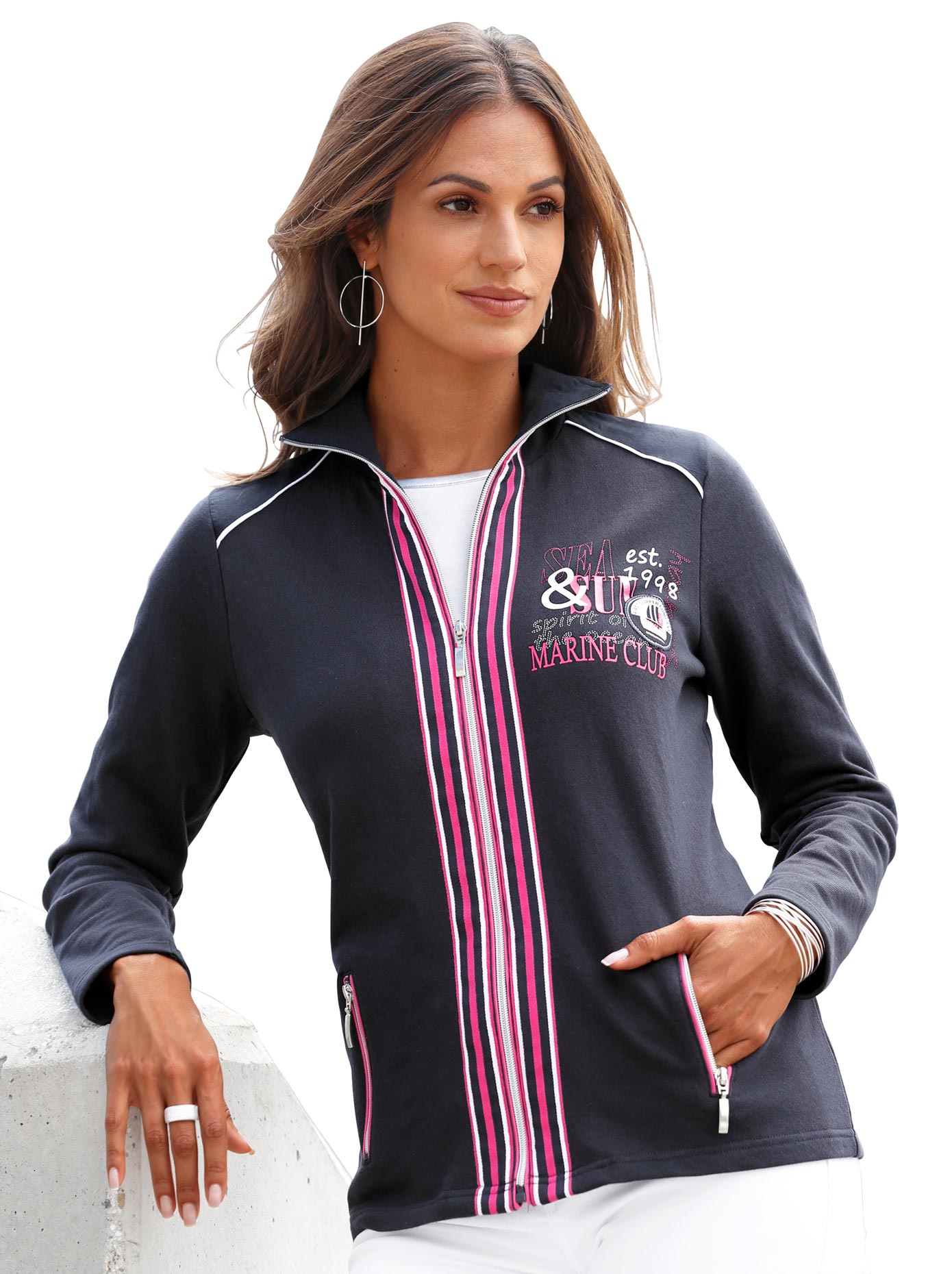 Inspirationen Shirtjacke »Sweatjacke«, (1 tlg.) von Inspirationen