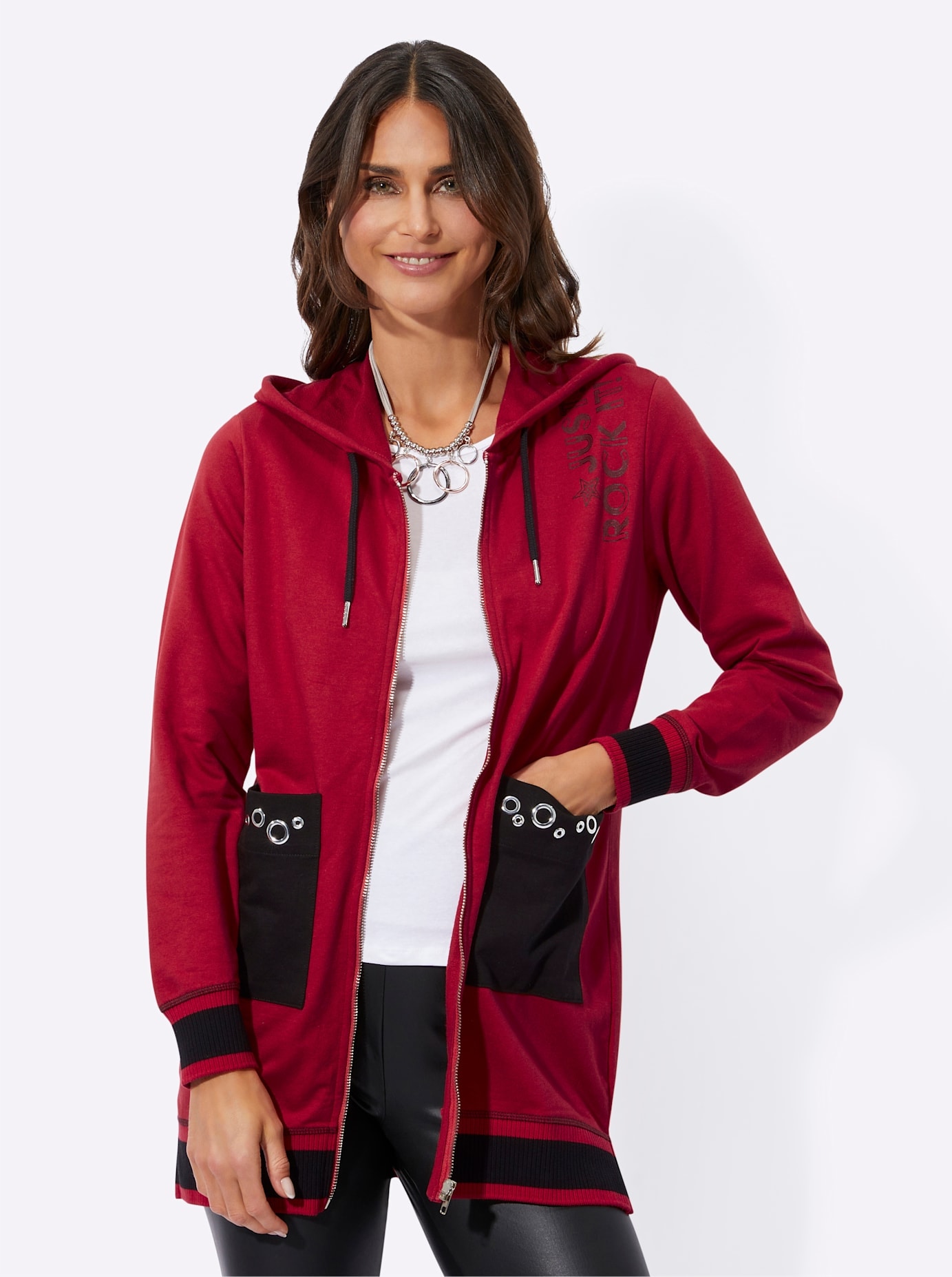 Inspirationen Shirtjacke »Sweatjacke«, (1 tlg.) Inspirationen Shirtjacke »Sweatjacke«, (1 tlg.) von Inspirationen