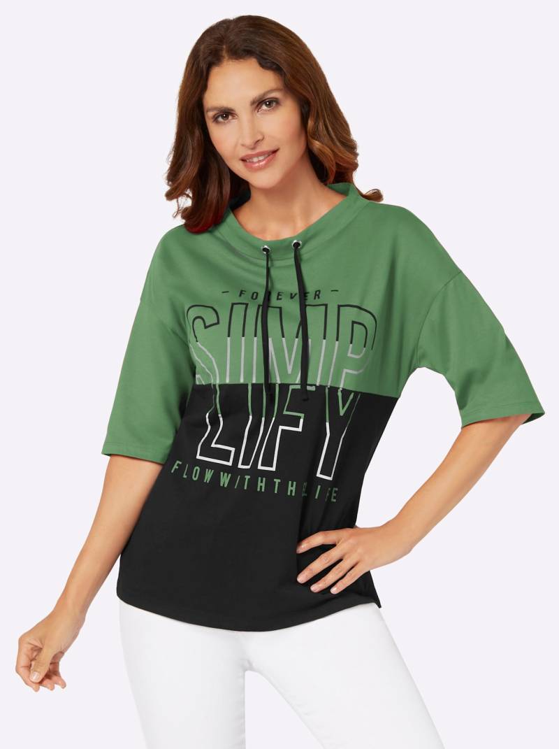 Inspirationen Stehkragenshirt »Druck-Shirt«, (1 tlg.) von Inspirationen