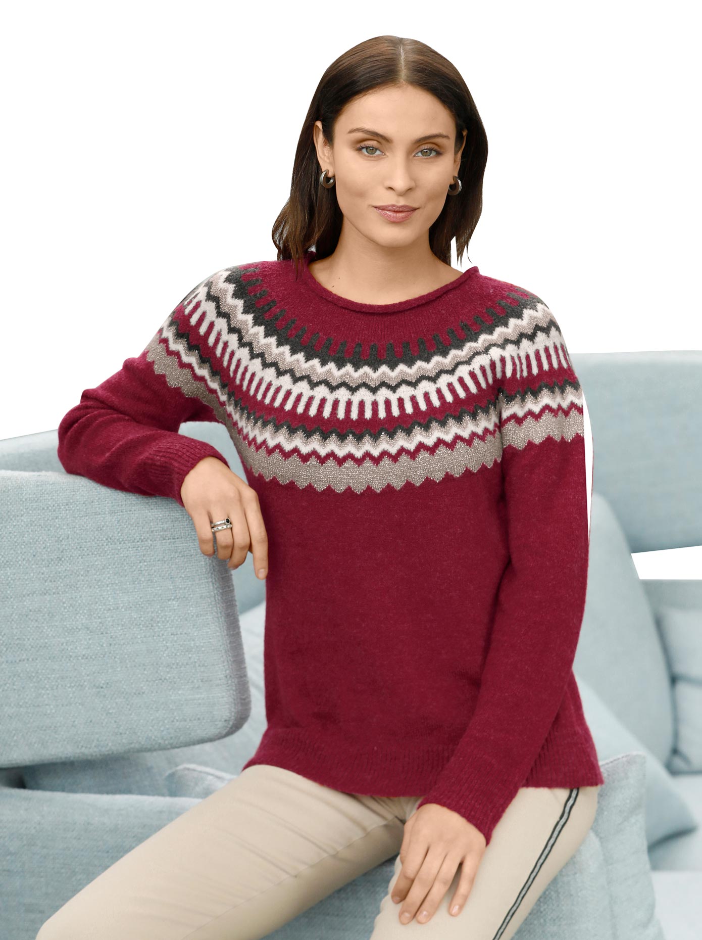 Inspirationen Strickpullover »Pullover« von Inspirationen