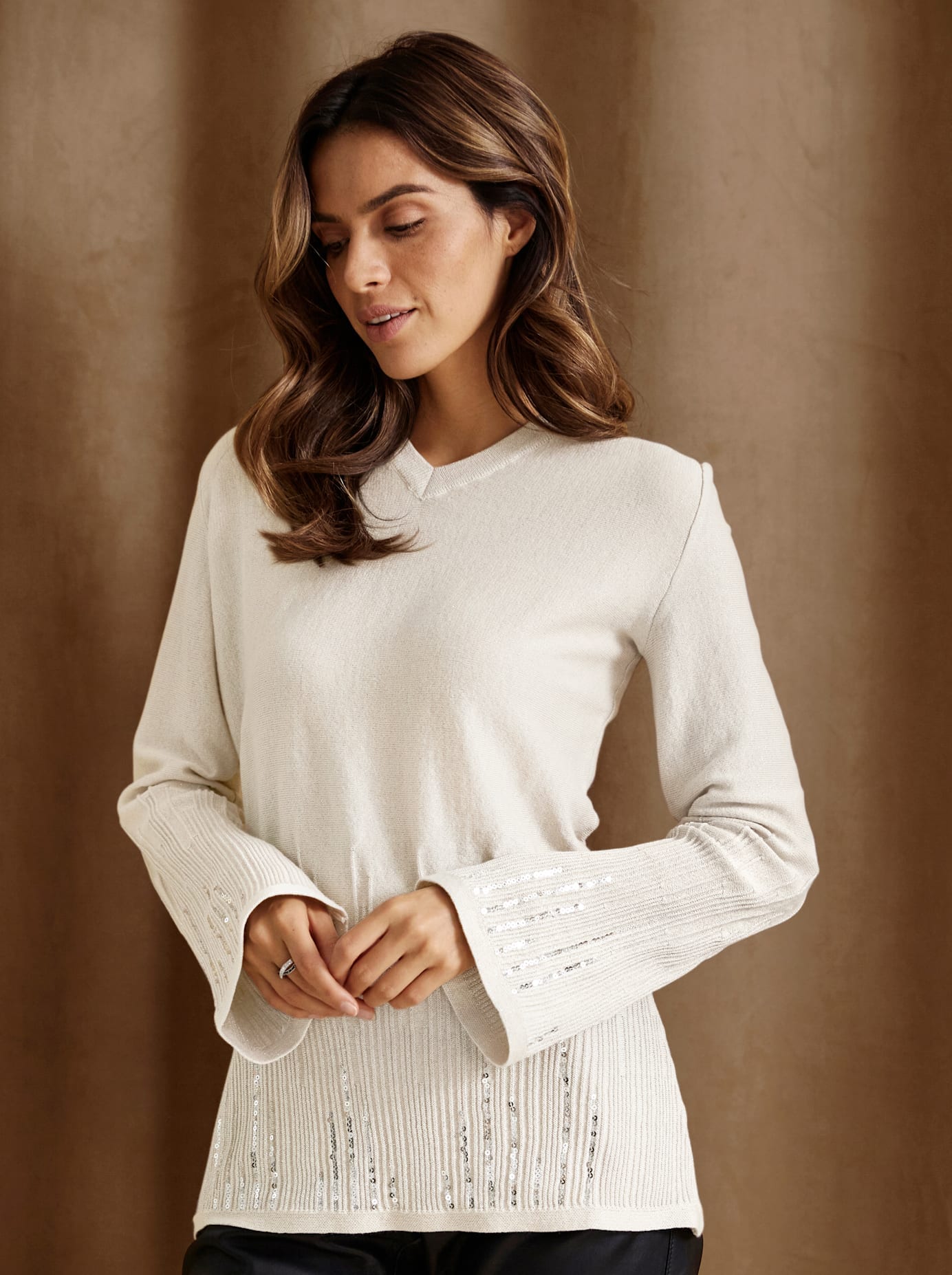 Inspirationen Strickpullover »Pullover« Inspirationen Strickpullover »Pullover« von Inspirationen
