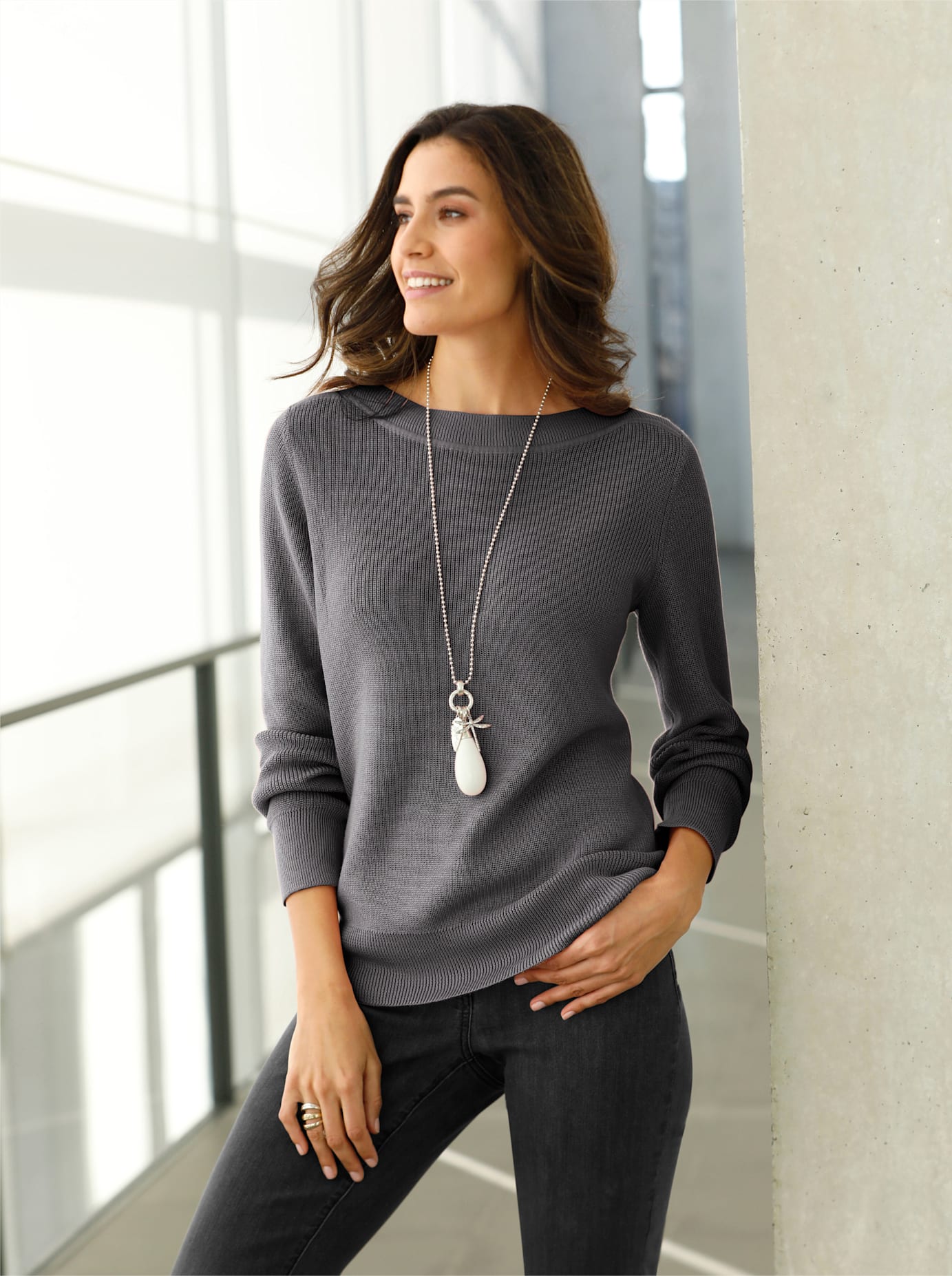 Inspirationen Strickpullover »Pullover« Inspirationen Strickpullover »Pullover« von Inspirationen
